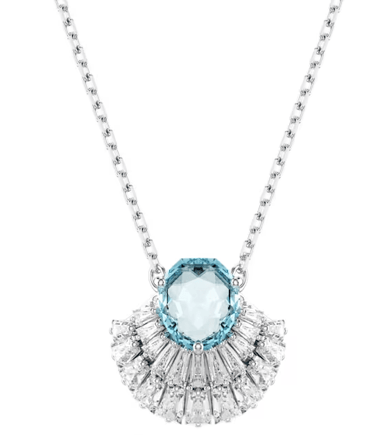 Swarovski - Collana con Pendente Idyllia Conchiglia, Blu, Placcato rodio in Collane Alba Gioielli - Casoria, commercioVirtuoso.it