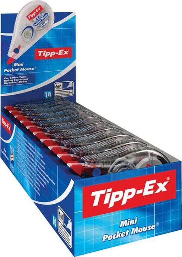 Box 10 Correttore A Nastro Mini Pocket Mouse 5Mmx6Mt Tipp-Ex in Correttori a nastro Il Centro - Jesi, commercioVirtuoso.it
