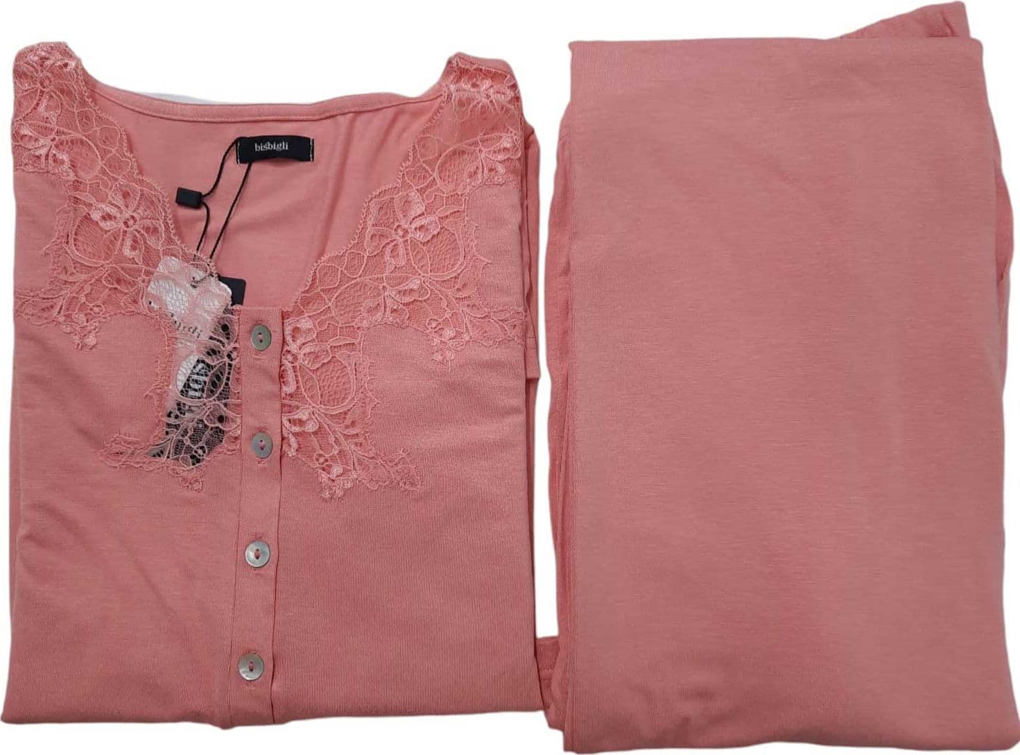 Pigiama Donna Bisbigli Bellini Serie 8 48 100% Cotone in Pigiami due pezzi The King Luxury - San Marcellino, commercioVirtuoso.it