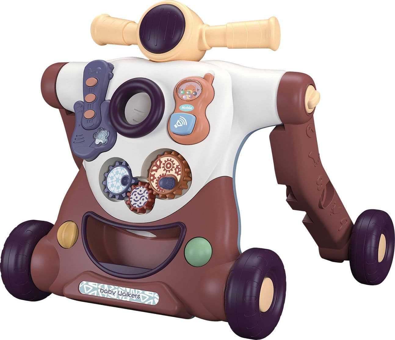 Kikkaboo Girello & Scooter 4 in 1 Robo Beige in Girelli La Casa Del Bebè - Napoli, commercioVirtuoso.it