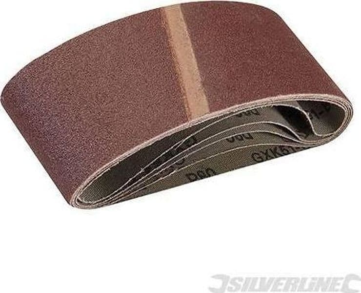 5 nastri abrasivi 65 x 410 mm in ossido di alluminio per la levigatura silverline in Nastri abrasivi Eternal Brico - Ariano Irpino, commercioVirtuoso.it