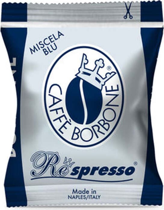50-Capsule-Compatibili-Nespresso,-Miscela-Blu-Respresso,-Caffè-Borbone