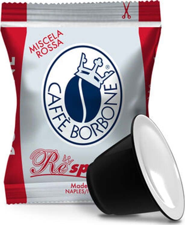 50-Capsule-Compatibili-Nespresso,-Miscela-Rossa-Respresso,-Caffè-Borbone