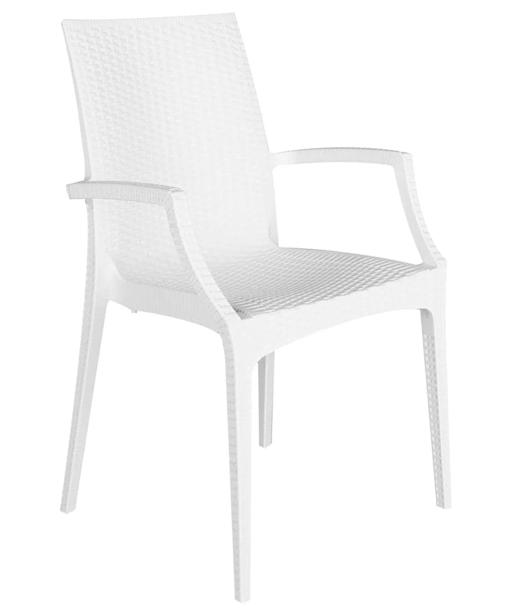 Poltrona Rattan Bistrot colore bianca in Autocategorizzazione Più Di Più Ideas - Casalnuovo di Napoli, commercioVirtuoso.it