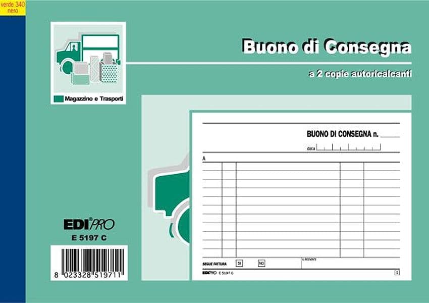 Blocco Buoni Di Consegna 50/50 12X17,5Cm Ric E5197C in Moduli ricevute e fatture fiscali Il Centro - Jesi, commercioVirtuoso.it