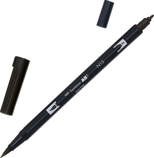 Pennarello Tombow Abt Dual Brush N15 Black in Pennarelli per disegno Il Centro - Jesi, commercioVirtuoso.it