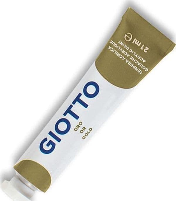 Tempera Acrilica Giotto Tubo 21Ml Oro in Colori a tempera Il Centro - Jesi, commercioVirtuoso.it
