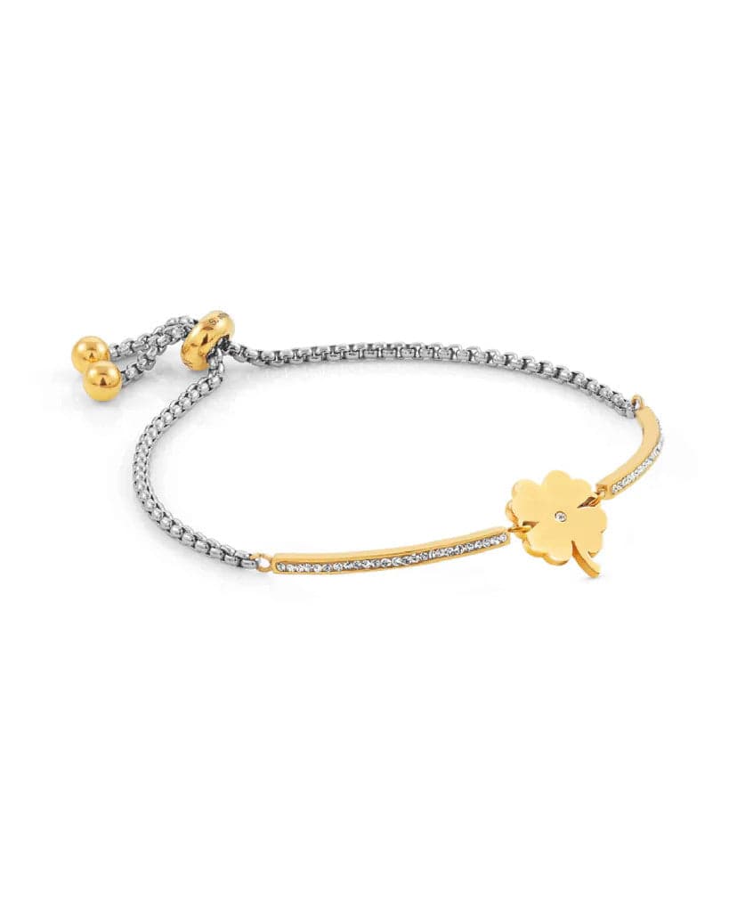 NOMINATION - BRACCIALE MILLELUCI COLOR ORO QUADRIFOGLIO in Bracciali Alba Gioielli - Casoria, commercioVirtuoso.it
