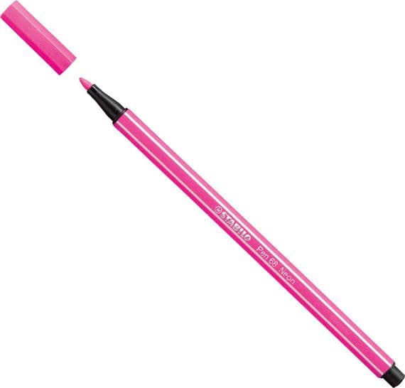 Pennarello Stabilo Pen 68/056 Rosa Fluo in Pennarelli per disegno Il Centro - Jesi, commercioVirtuoso.it