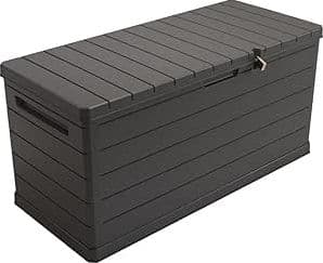 Baule per esterno da 350 litri lucchettabile color grigio scuro in Bauli e contenitori Più Di Più Ideas - Casalnuovo di Napoli, commercioVirtuoso.it
