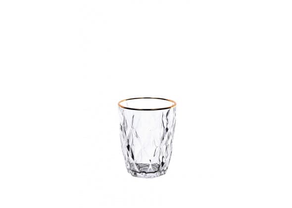 Set 6 bicchieri in vetro "Kreaty Gold" in Autocategorizzazione Più Di Più Ideas - Casalnuovo di Napoli, commercioVirtuoso.it