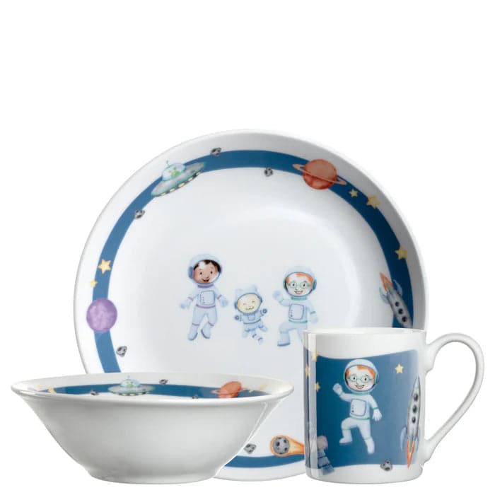 Stoviglie 3 pezzi per bambini avventura Spazio in Autocategorizzazione Più Di Più Ideas - Casalnuovo di Napoli, commercioVirtuoso.it