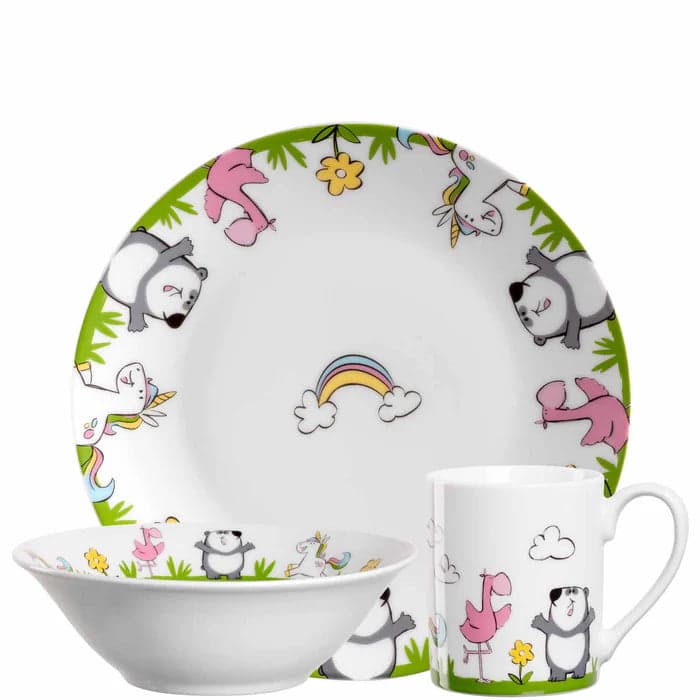 Stoviglie 3 pezzi Bambini unicorno/panda/flamingo in Autocategorizzazione Più Di Più Ideas - Casalnuovo di Napoli, commercioVirtuoso.it