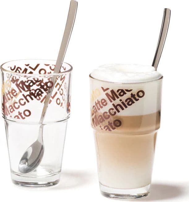 Caffé Latte SOLO 410 ml marrone 4 pezzi (2 bicchieri e 2 cucchiai) in Autocategorizzazione Più Di Più Ideas - Casalnuovo di Napoli, commercioVirtuoso.it