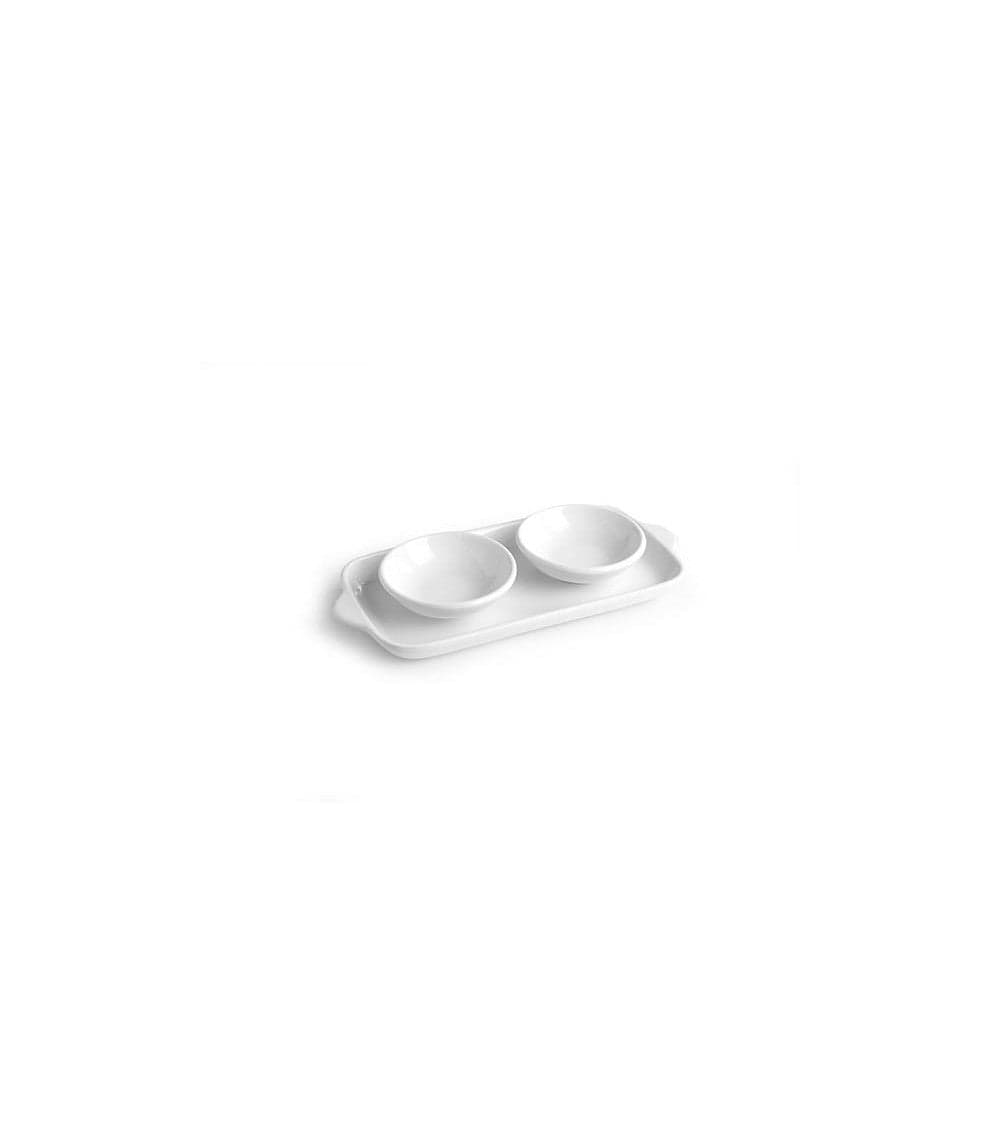Set tre pezzi bianco 1 Vass. Rett.c/m 28x13cm + 2 Copp. cm 10 in Autocategorizzazione Più Di Più Ideas - Casalnuovo di Napoli, commercioVirtuoso.it