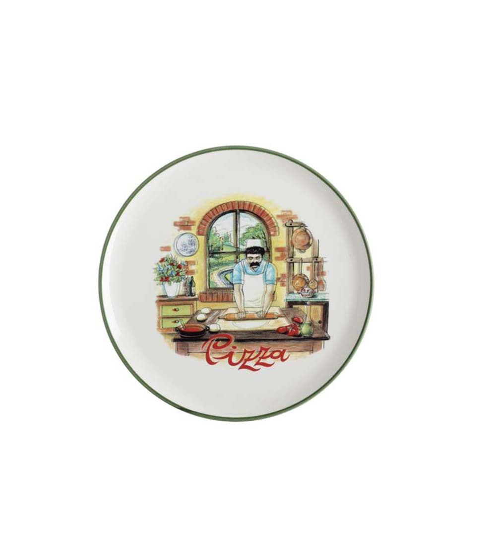 Piatto pizza in ceramica 32 cm napoletana in Autocategorizzazione Più Di Più Ideas - Casalnuovo di Napoli, commercioVirtuoso.it