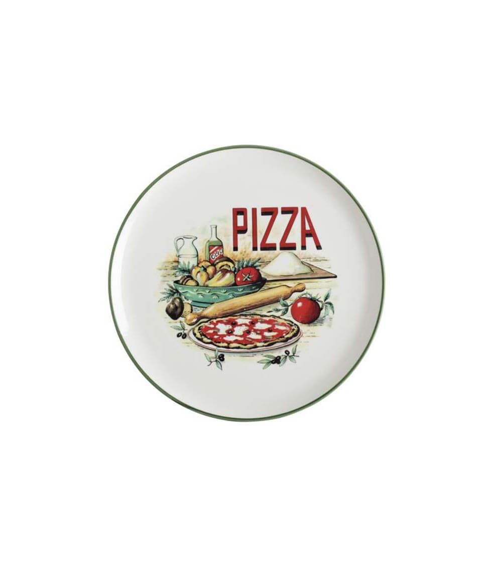 Piatto pizza in ceramica 32 cm primavera in Autocategorizzazione Più Di Più Ideas - Casalnuovo di Napoli, commercioVirtuoso.it