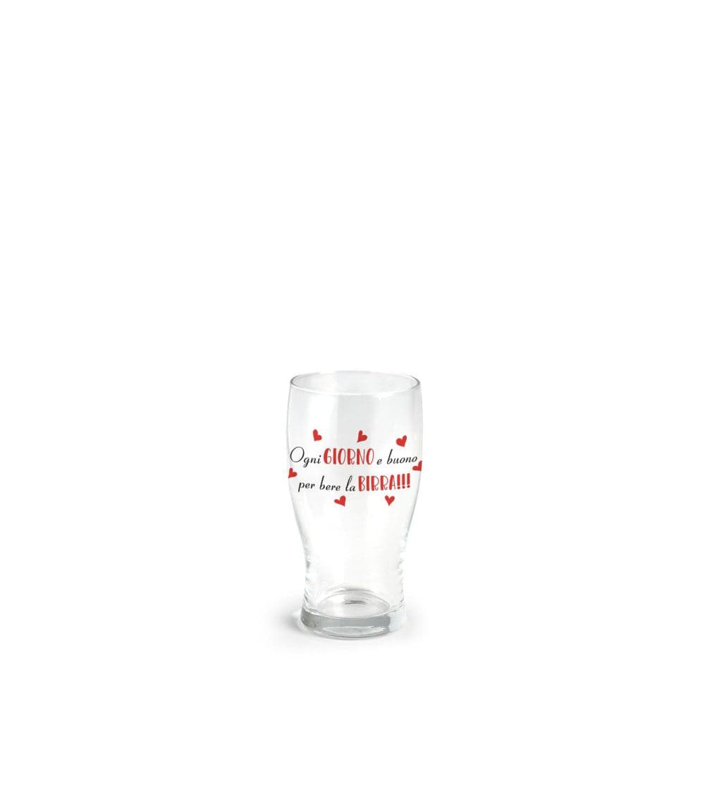 Bicchiere per birra 40 cl con scritta ogni giorno Š buono per bere la birra in Bicchieri da birra Più Di Più Ideas - Casalnuovo di Napoli, commercioVirtuoso.it