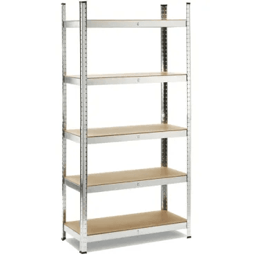 Scaffale 5 ripiani 180x40x90 cm metallo/MDF Garden Friend in Autocategorizzazione Più Di Più Ideas - Casalnuovo di Napoli, commercioVirtuoso.it