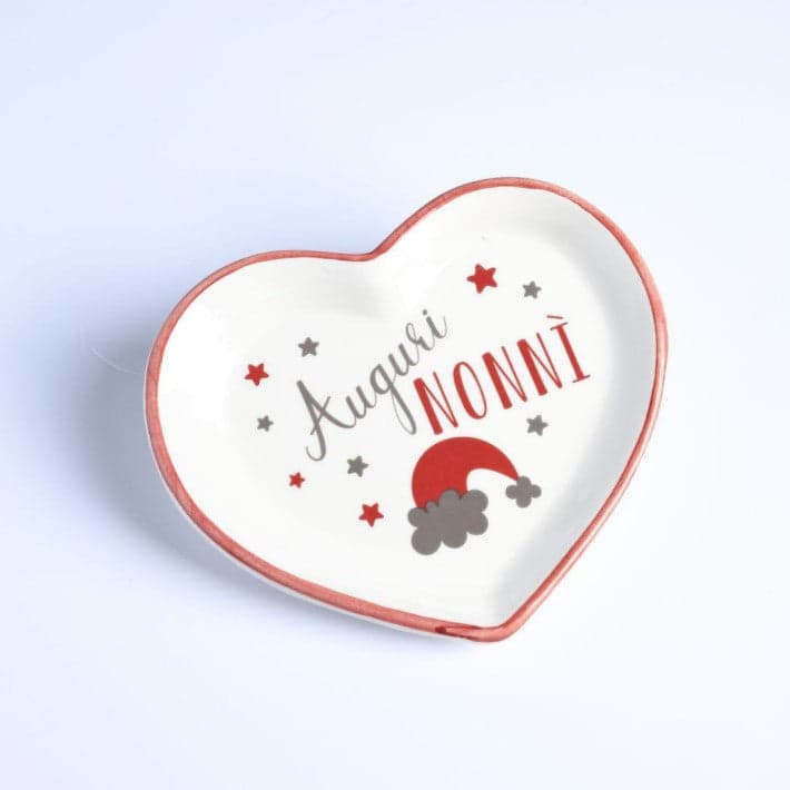 CUORICINO C/SCRITTA â?" AUGURI NONNI in Autocategorizzazione Più Di Più Ideas - Casalnuovo di Napoli, commercioVirtuoso.it
