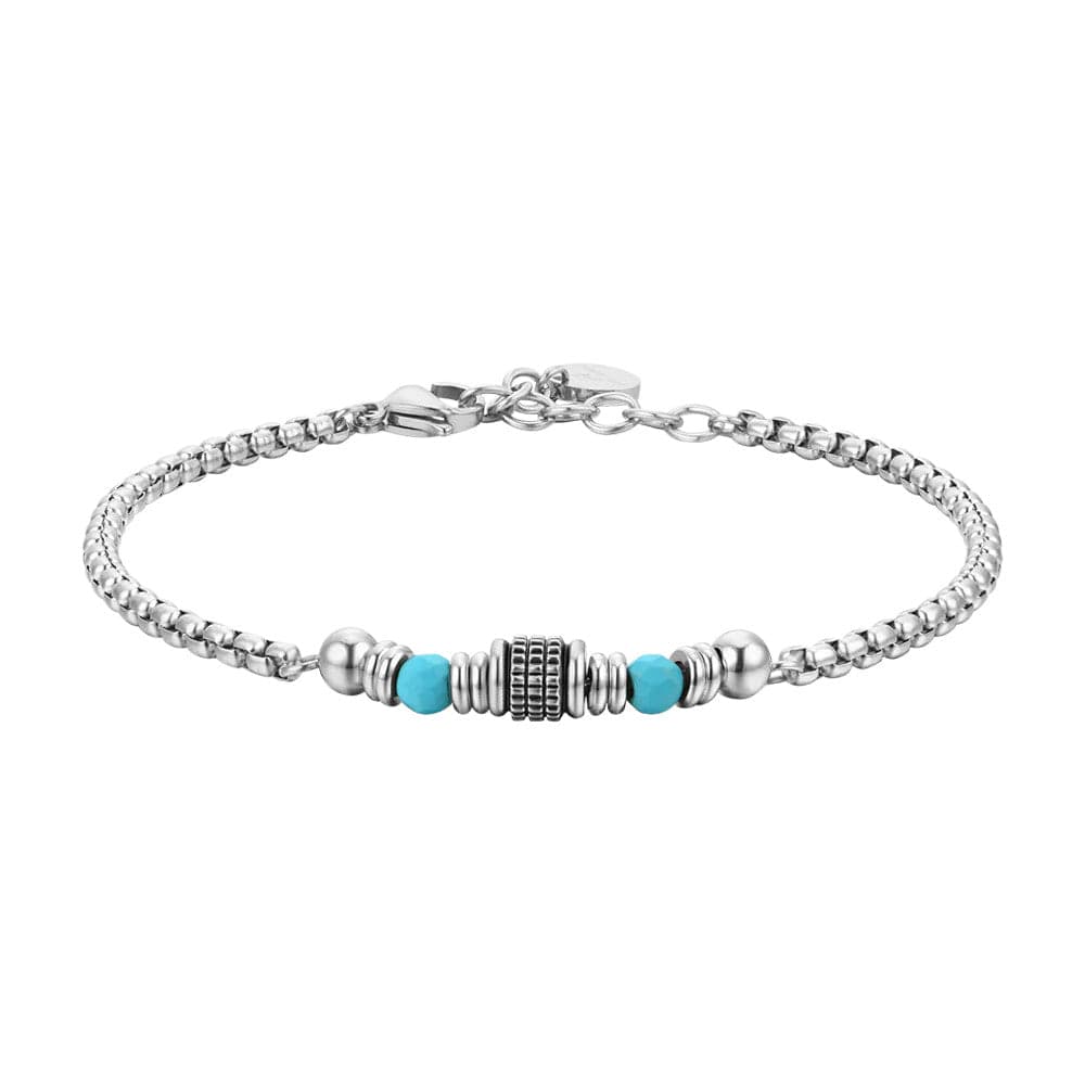 Luca Barra - Bracciale pietre turchesi in Bracciali Alba Gioielli - Casoria, commercioVirtuoso.it