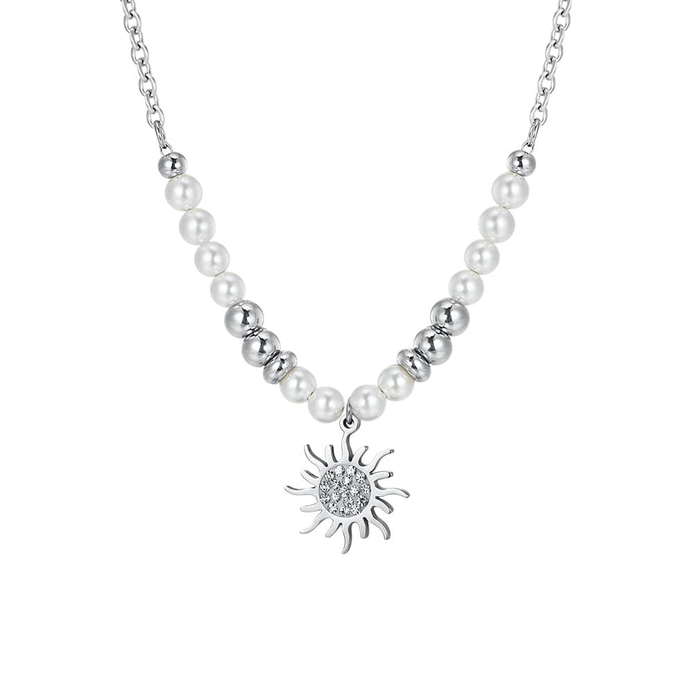 Luca Barra - Collana con perle e sole in Collane Alba Gioielli - Casoria, commercioVirtuoso.it