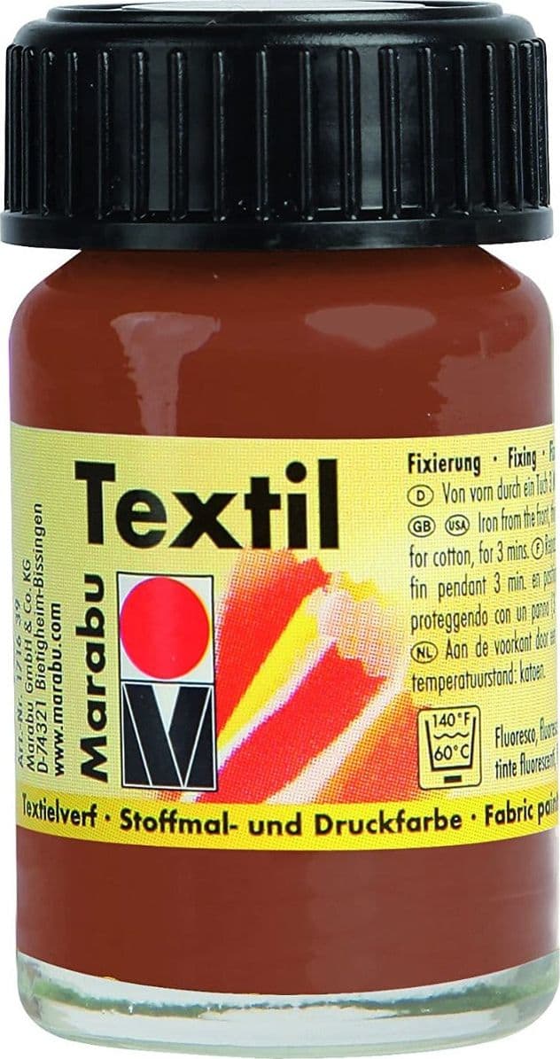 MARABU - COLORI PER TESSUTI "TEXTIL PLUS" 15ML - COLORE BRUNO MEDIO 040 in Colori per tessuti e stoffe Stockdoc - Terni, commercioVirtuoso.it