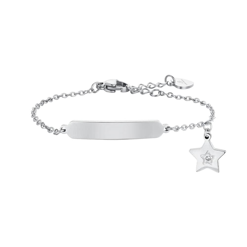 LUCA BARRA - BRACCIALE CON STELLA E PIASTRA in Bracciali Alba Gioielli - Casoria, commercioVirtuoso.it