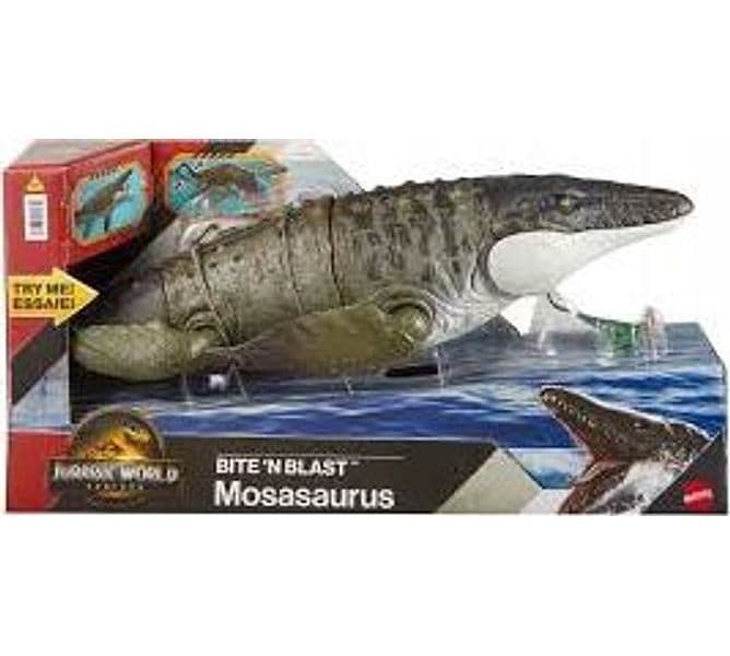 Mattel - Jurassic World Rebirth Mosasauro Morso Letale in Dinosauri e creature preistoriche Centro Bimbo - Siderno, commercioVirtuoso.it