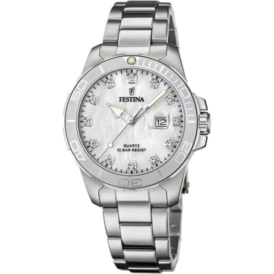 FESTINA - OROLOGIO COLLEZIONE BOYFRIEND MADREPERLA CINTURINO IN ACCIAIO, DONNA in Orologi da polso Alba Gioielli - Casoria, commercioVirtuoso.it