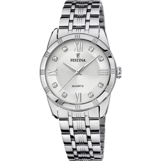 FESTINA OROLOGIO FESTINA MADEMOISELLE ARGENTO CON CINTURINO IN ACCIAIO, DONNA in Orologi da polso Alba Gioielli - Casoria, commercioVirtuoso.it