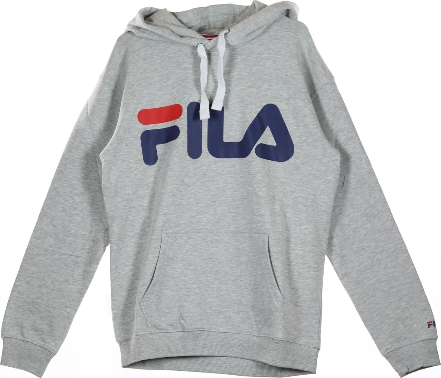FILA Felpa Cappuccio Uomo Classic Logo Hoody Light Grey Melange da uomo in Felpe con cappuccio Drestige - Casamassima, commercioVirtuoso.it