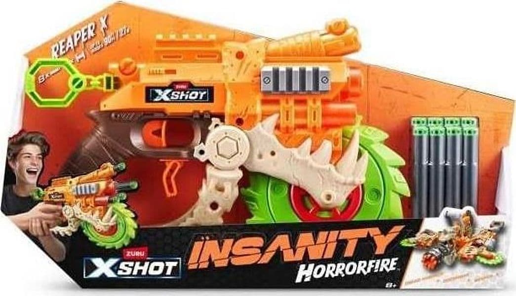 Zuru - Xshot Insanity Horrorfire Reaper-X in Pistole in gommapiuma Centro Bimbo - Siderno, commercioVirtuoso.it