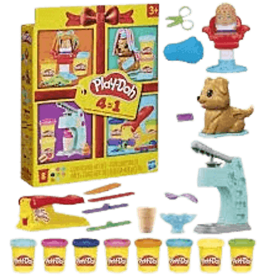 Hasbro - Playdoh Playset 4 in 1 in Argilla e pasta modellabile Centro Bimbo - Siderno, commercioVirtuoso.it