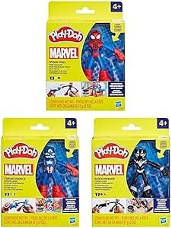 Hasbro - PlayDoh Personaggi Marvel Assortiti in Argilla e pasta modellabile Centro Bimbo - Siderno, commercioVirtuoso.it