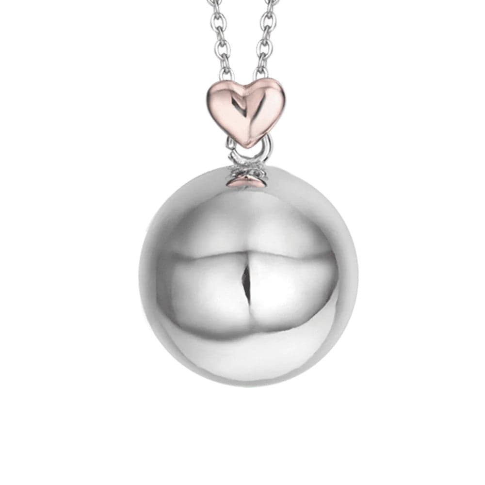 Luca Barra - COLLANA CHIAMA ANGELI IN ACCIAIO, CIONDOLO IN METALLO CON CUORE ROSE' in Collane Alba Gioielli - Casoria, commercioVirtuoso.it