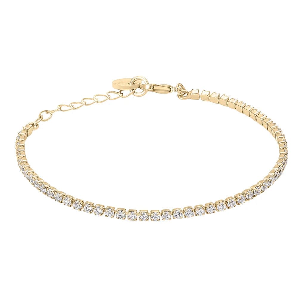 Stroili - Bracciale Tennis Golden Dream Placcato Oro Giallo Cubic Zirconia in Bracciali Alba Gioielli - Casoria, commercioVirtuoso.it