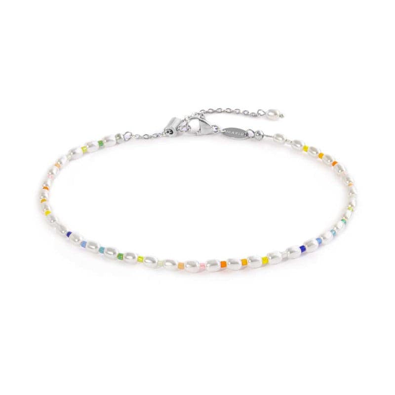 Marlù - Cavigliera perle irregolari e miyuki multicolor in Cavigliere Alba Gioielli - Casoria, commercioVirtuoso.it