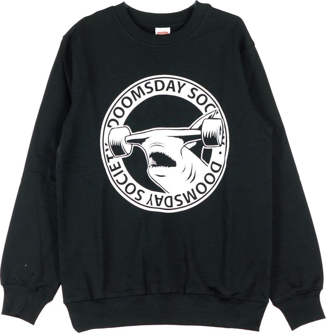DOOMSDAY Felpa Girocollo Uomo Hammerhead Black/white da uomo in Felpe senza cappuccio Drestige - Casamassima, commercioVirtuoso.it