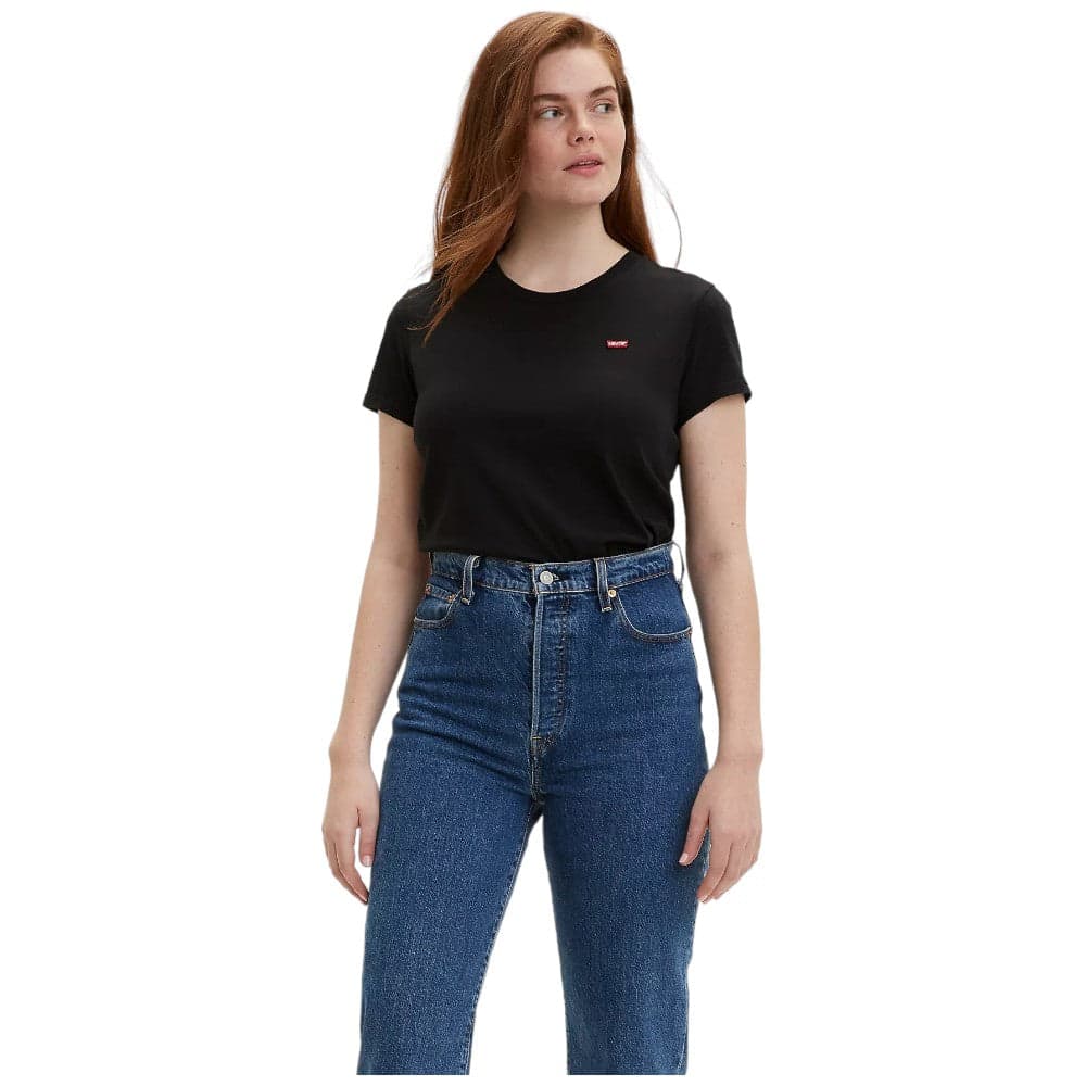 Levi's t-shirt nera logo piccolo 39185 0008 T-shirt LEVI'S