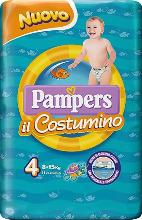 Pampers Il Costumino 4 Taglia 8-15 Kg 11Pz