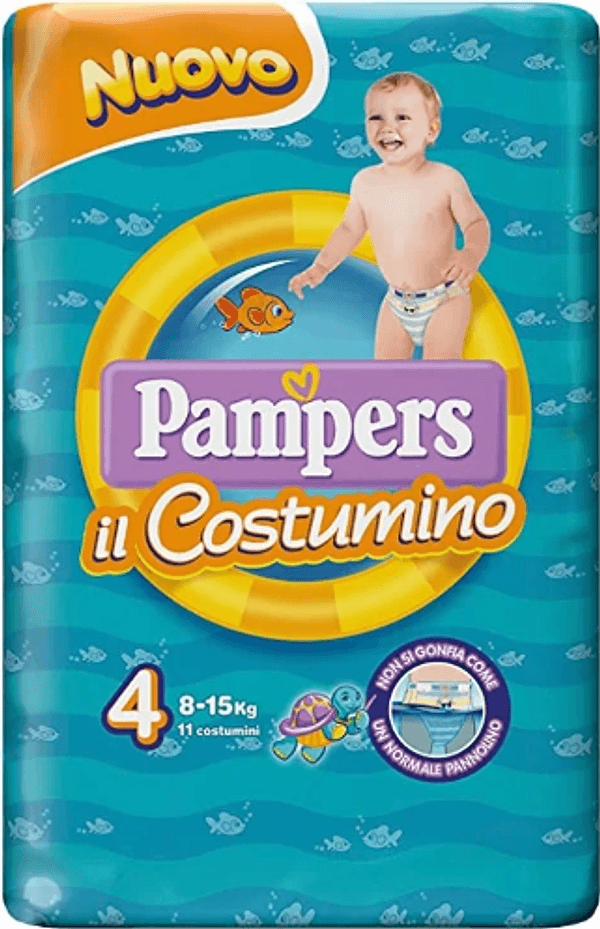 Pampers Il Costumino 4 Taglia 8-15 Kg 11Pz