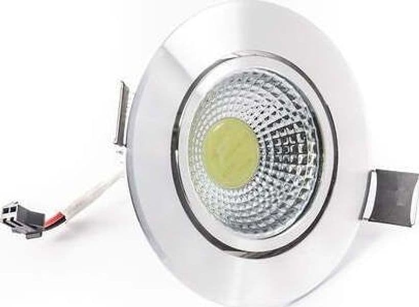 5W Faretto LED COB Incasso Orientabile Cornice Argento 400 LM 220v Illuminazione/Illuminazione per esterni/Luci per sentieri Zencoccostore - Formia, Commerciovirtuoso.it