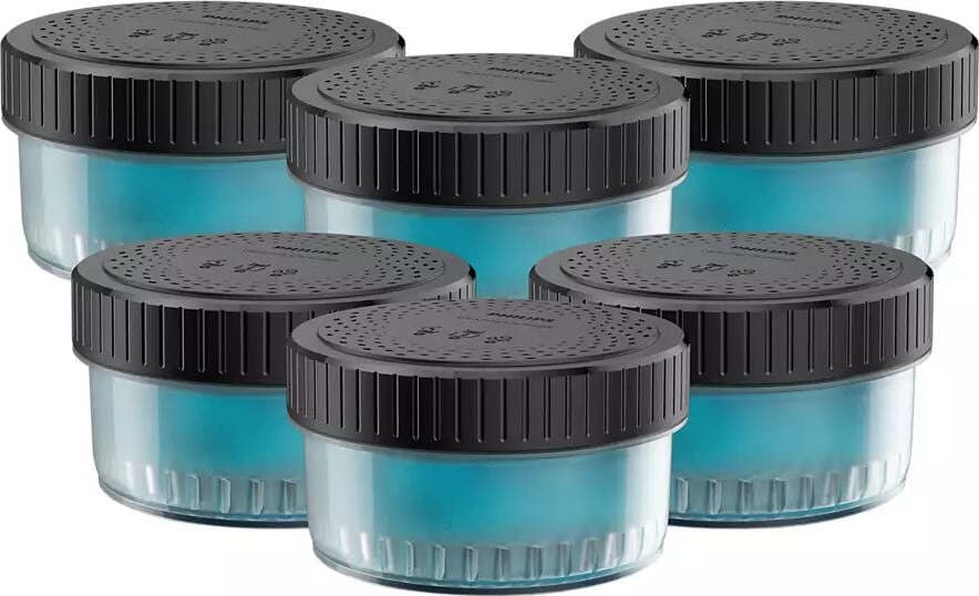 6-Cartucce-Custodia-Pulizia-Rapida-Rasoio-Quick-Clean-Pod