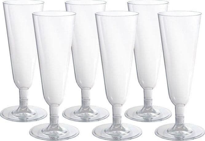 6 Flute Bicchieri Plastica Trasparenti Calice Spumante Champagne Feste Natale Casa, arredamento e bricolage > Prodotti per Feste Trade Shop italia - Napoli, Commerciovirtuoso.it