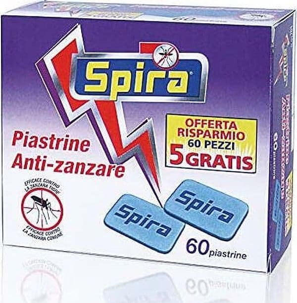 60-Pezzi-Piastrine-SPIRA-Anti-Zanzare-Ogni-Piastra-Per-10-Ore-Made-In-Italy-A2Zworld