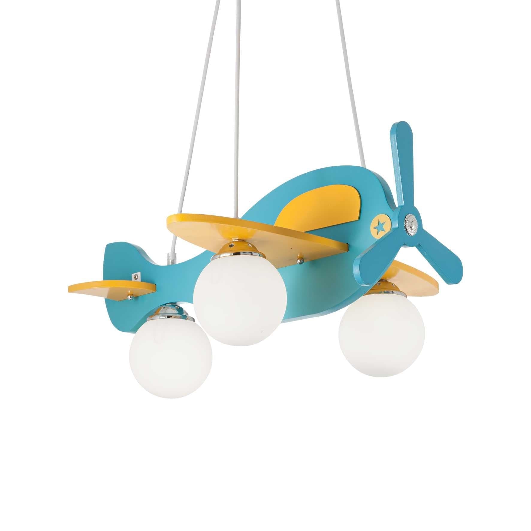 Lampada A Sospensione AVION SP3 AZZURRO in Lampade a sospensione Led Mall Home - Napoli, commercioVirtuoso.it