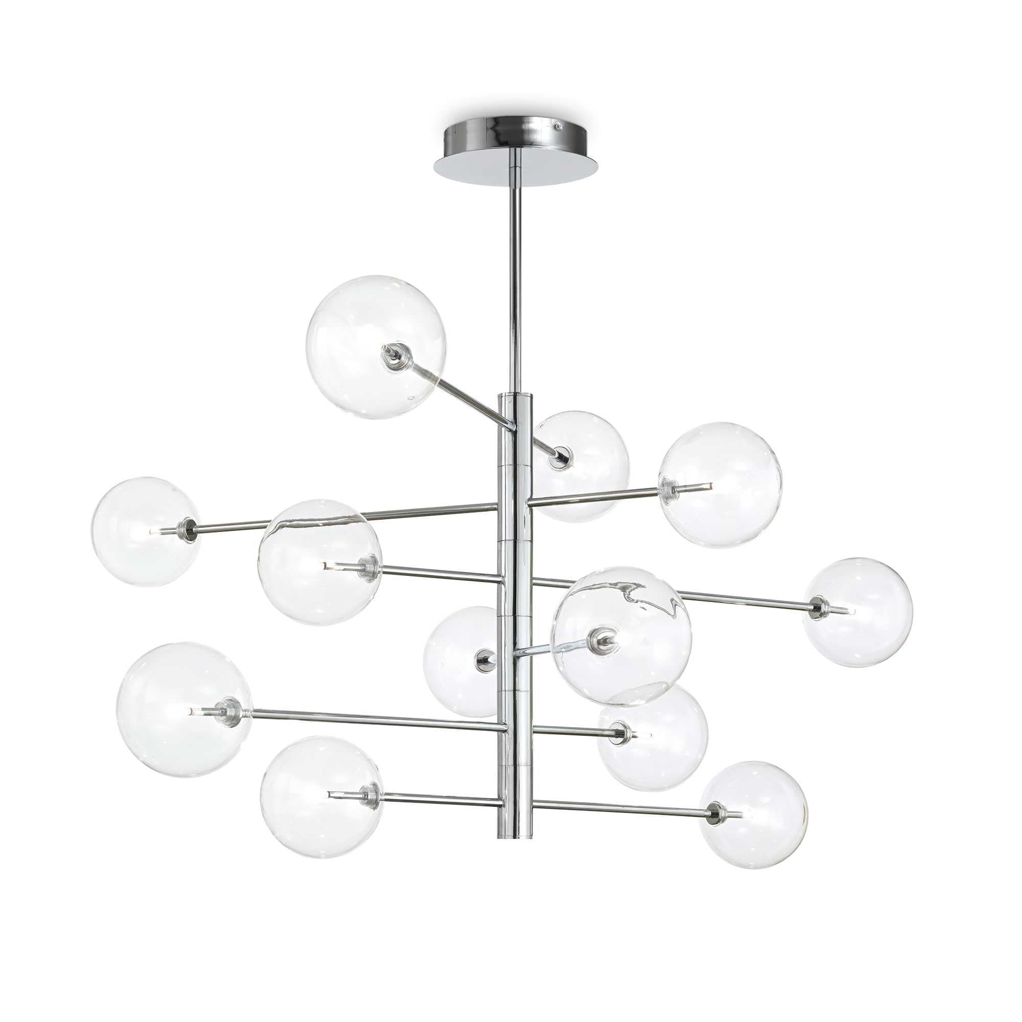 Lampada A Sospensione EQUINOXE SP12 CROMO in Lampade a sospensione Led Mall Home - Napoli, commercioVirtuoso.it
