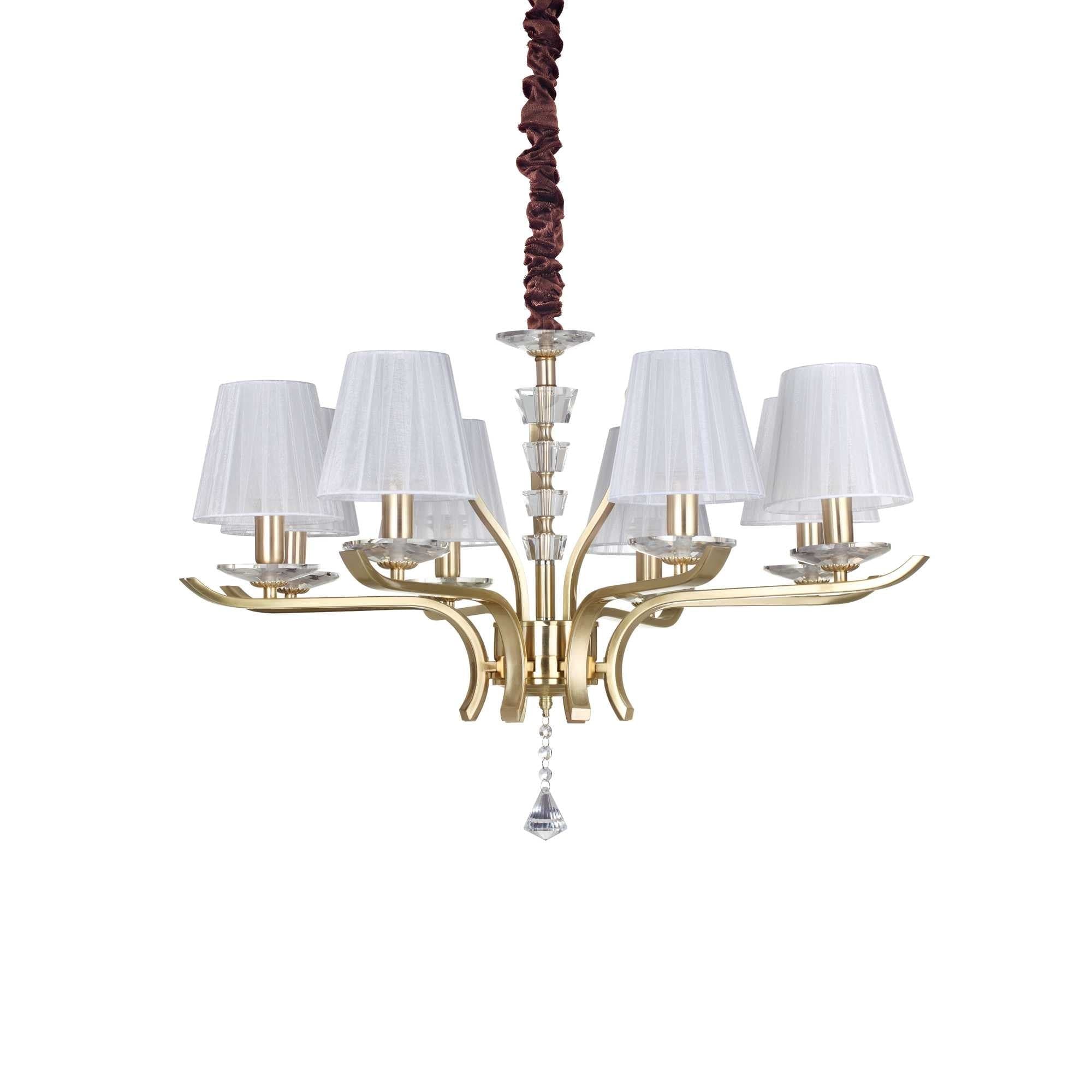 Lampada A Sospensione PEGASO SP8 OTTONE in Lampade a sospensione Led Mall Home - Napoli, commercioVirtuoso.it