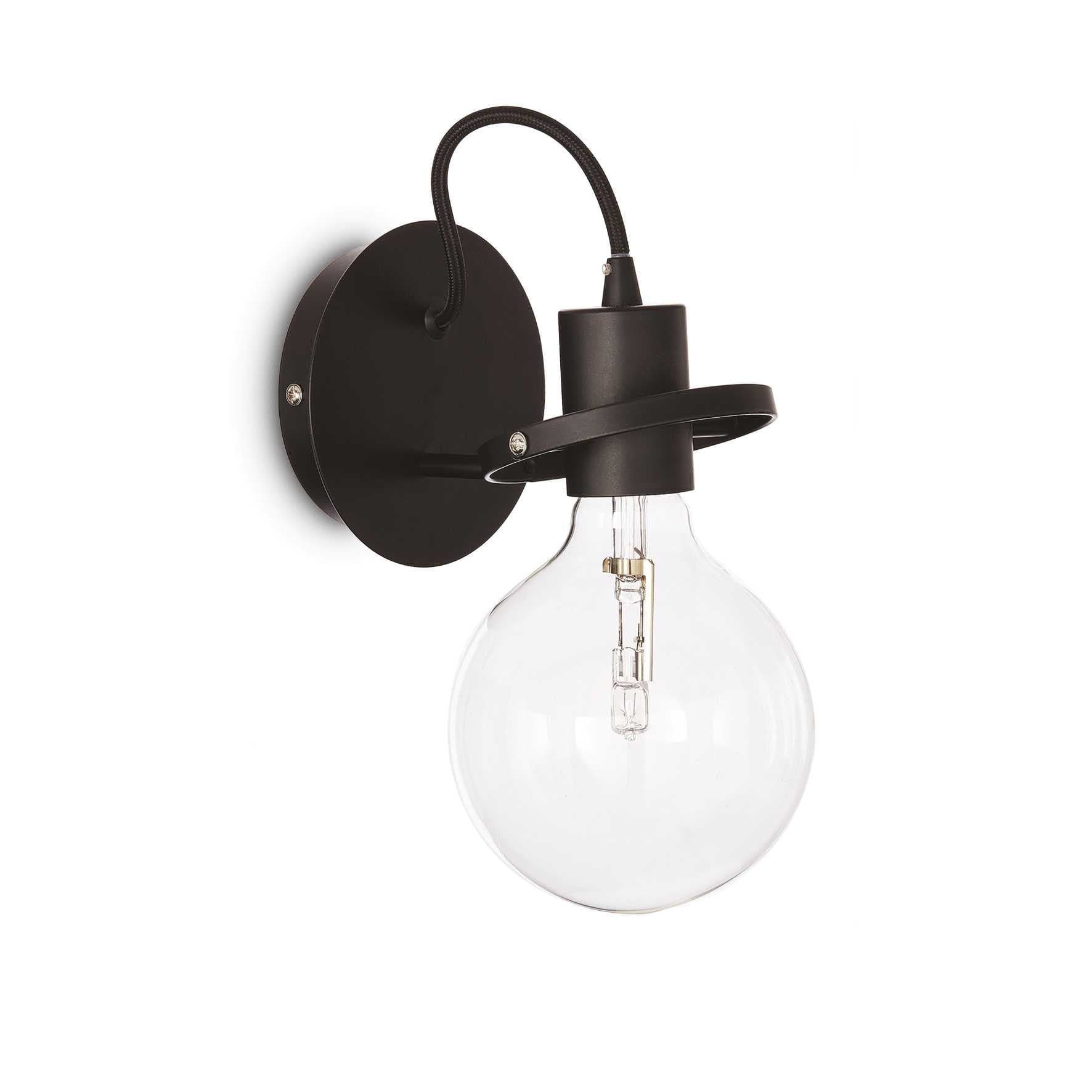 Lampada Da Parete RADIO AP1 NERO in Applique Led Mall Home - Napoli, commercioVirtuoso.it